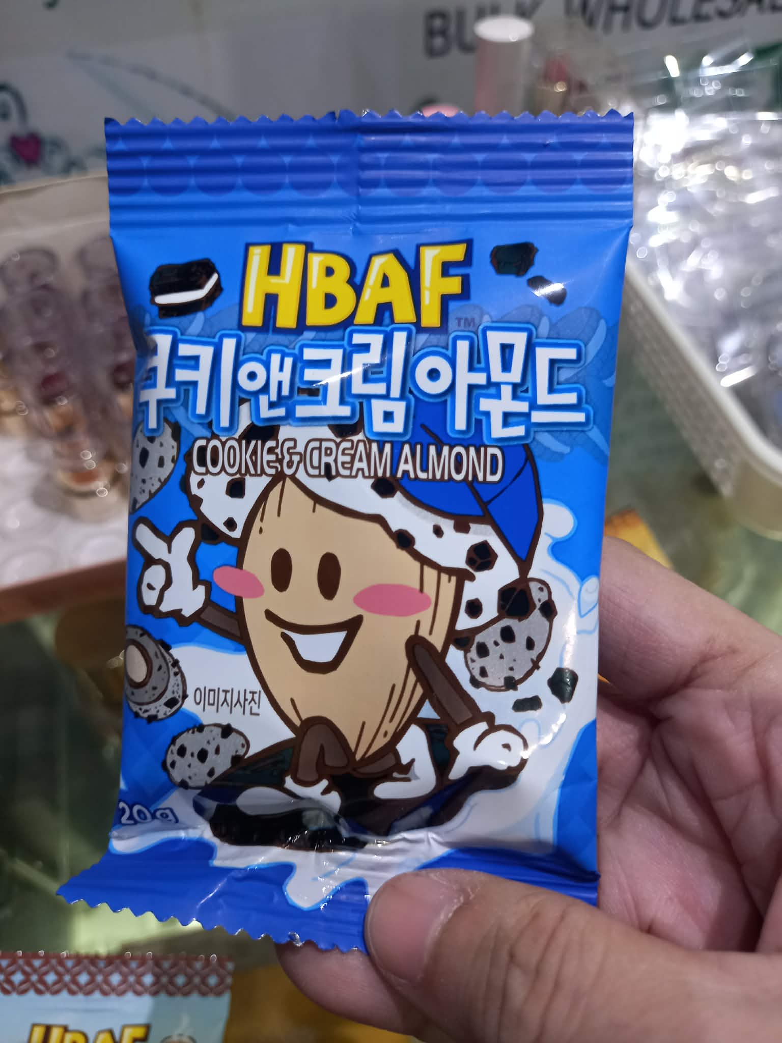HBAF Korean Seasoned Almonds Mini Packs (20g) - Various Flavors