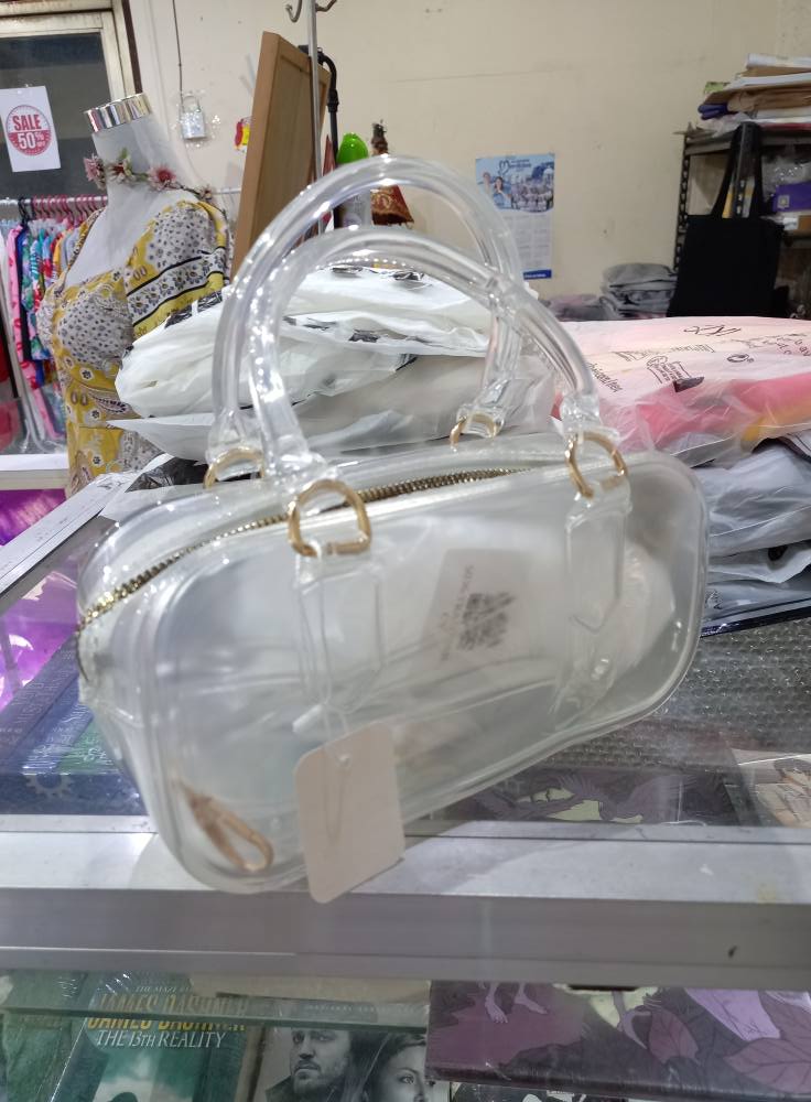 Jelly Sling Bag Trendy PVC Handbag - Smartshop