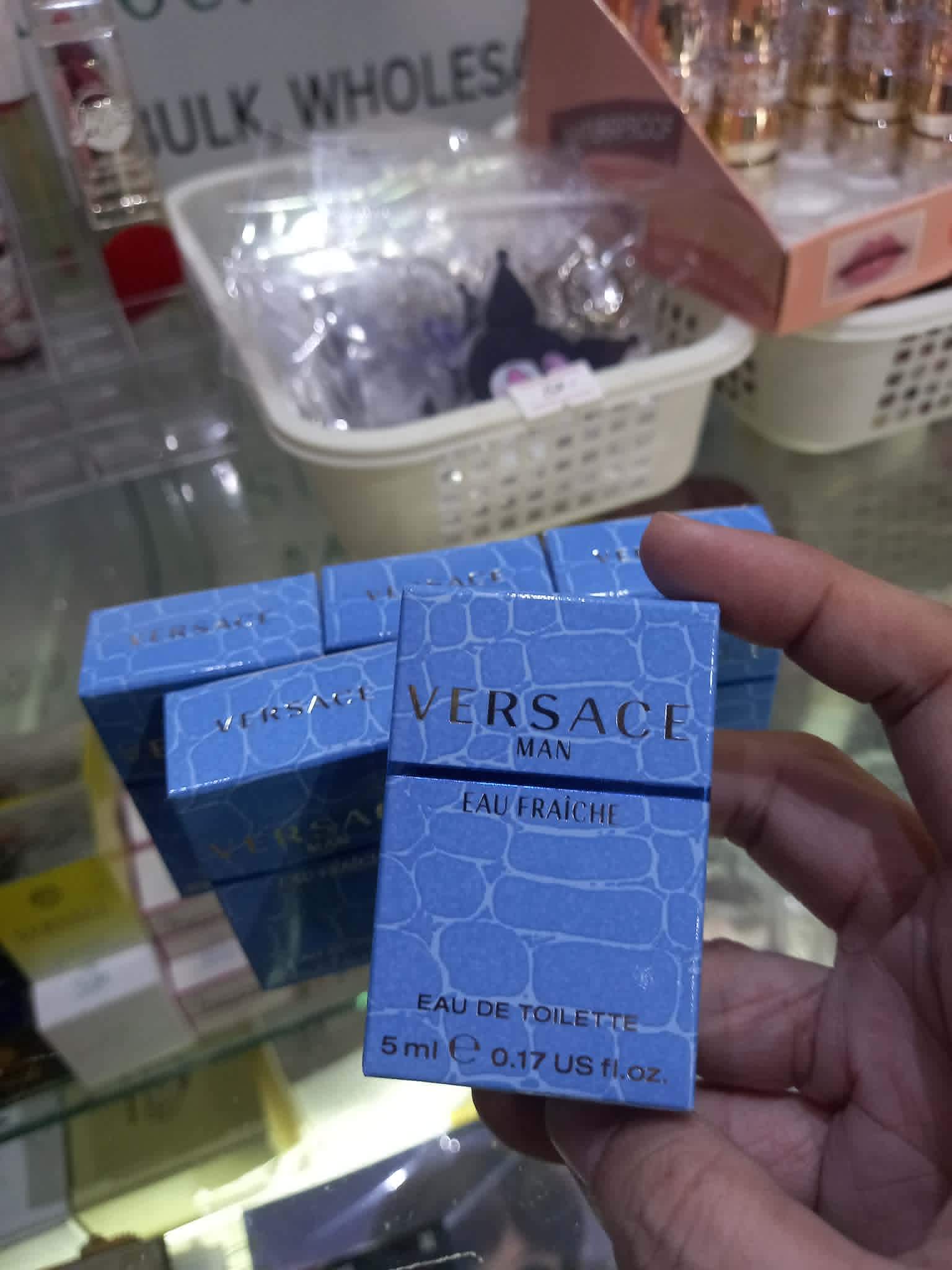 Versace Man Eau Fraiche Eau de Toilette Mini - 5ml (0.17 fl.oz.) Travel Size