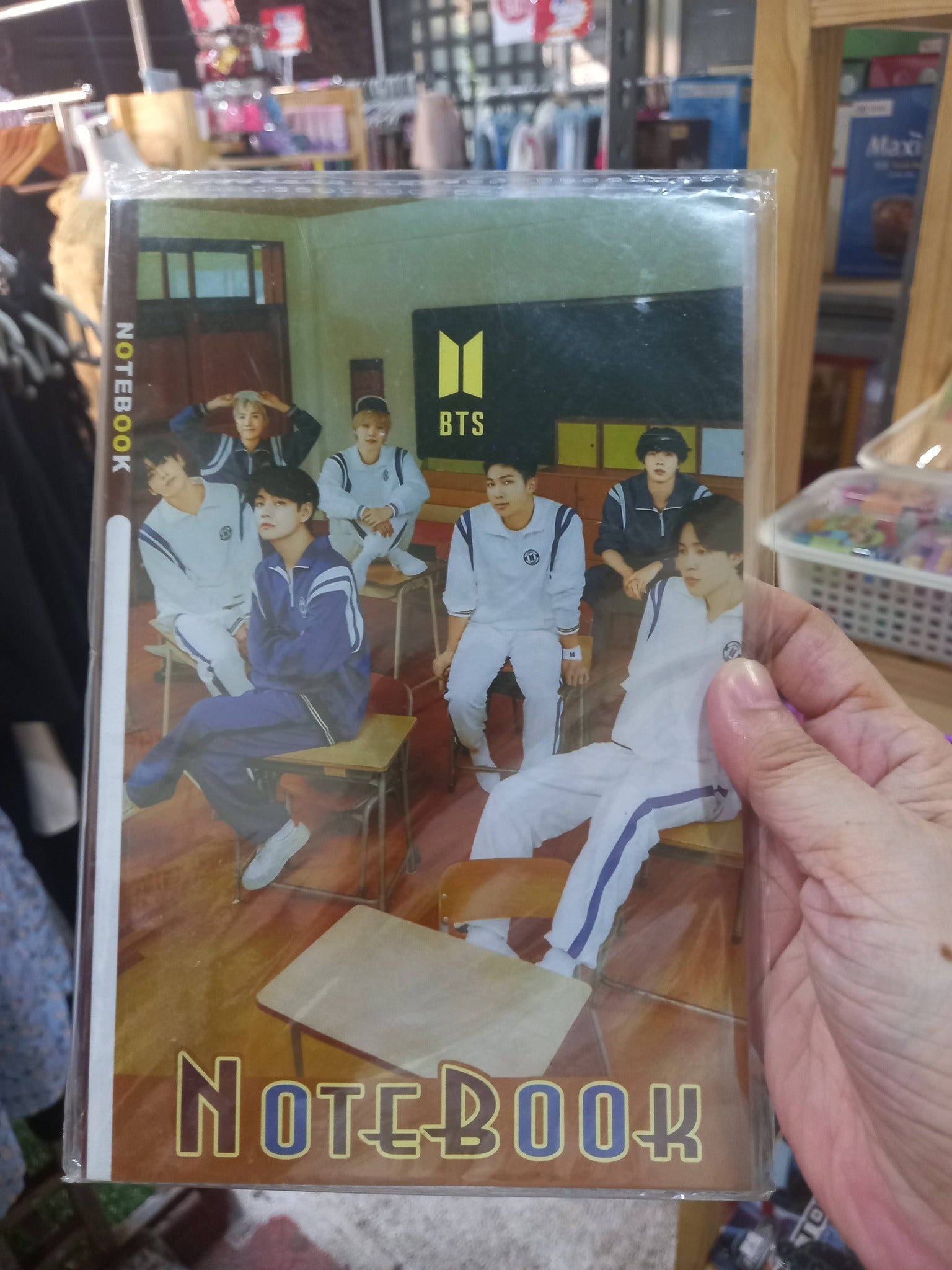 BTS K-Pop Notebook – Limited Edition Members Collage Stationery