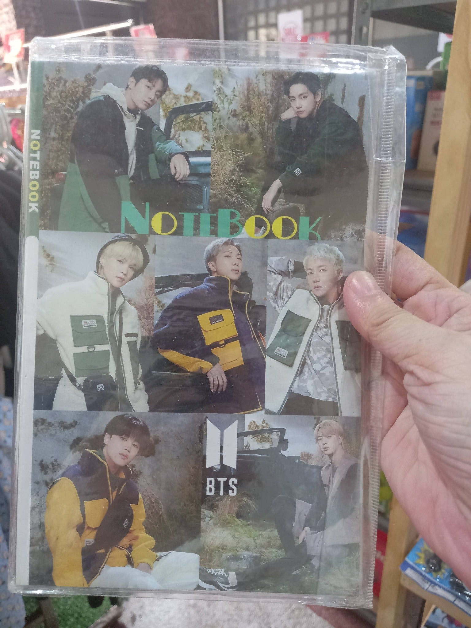 BTS K-Pop Notebook – Limited Edition Members Collage Stationery