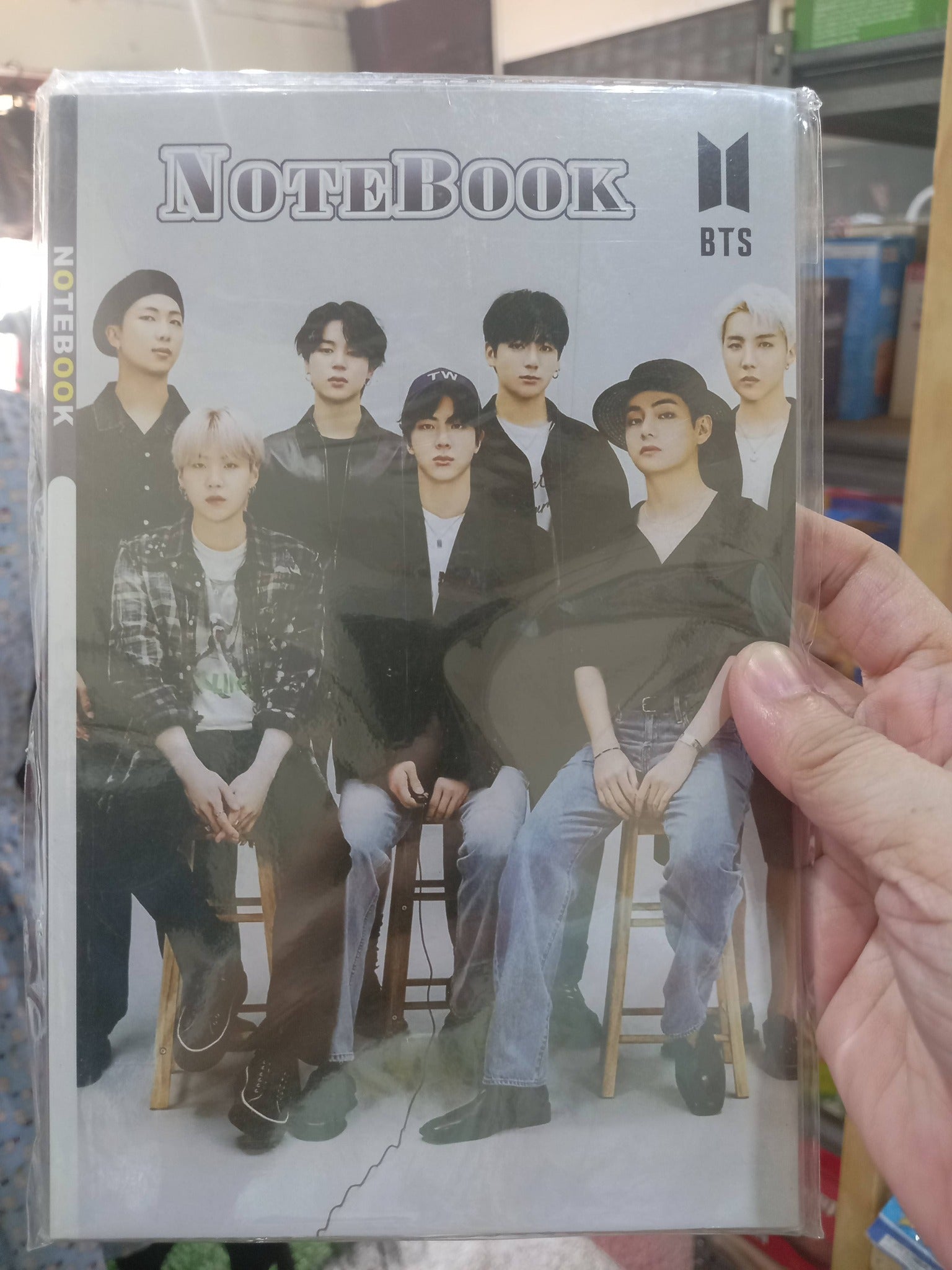 BTS K-Pop Notebook – Limited Edition Members Collage Stationery