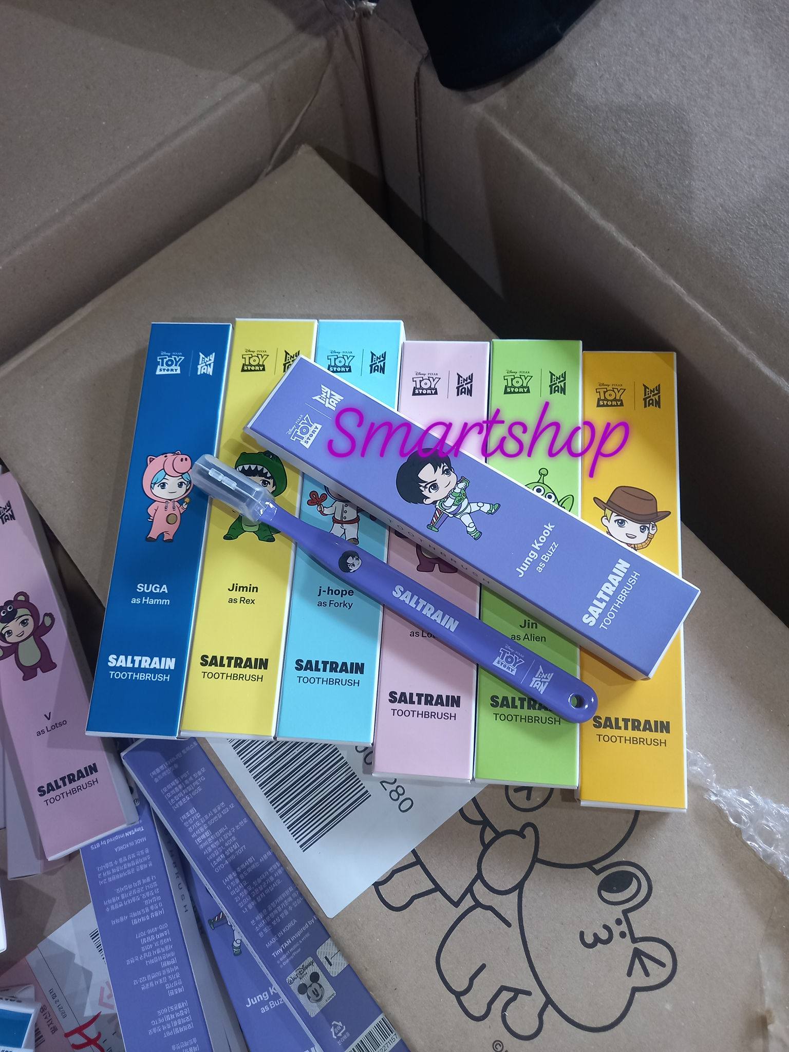 Official TinyTAN x Toy Story Toothbrush | Limited Edition SALTRAIN Collab