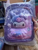 Adorable 17-Inch Kuromi Backpack – Magical Purple School Bag for Kids