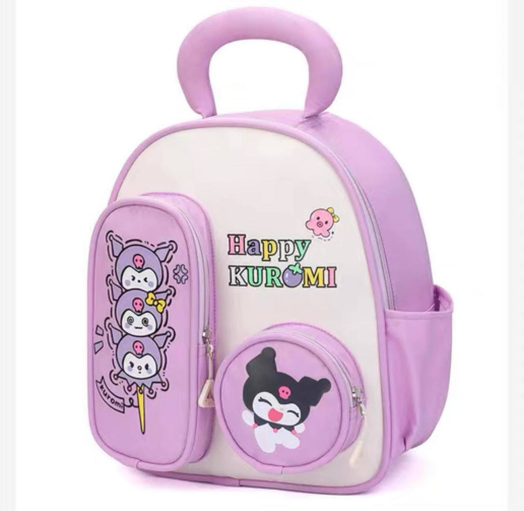 PREORDER 12" Kuromi Purple Mini Backpack | Sanrio-Inspired School Bag for Kids