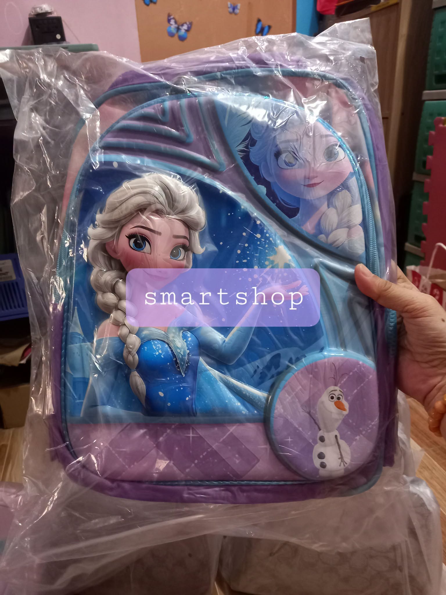 Frozen Elsa 15" School Backpack for Girls | Durable Toddler Travel Bag