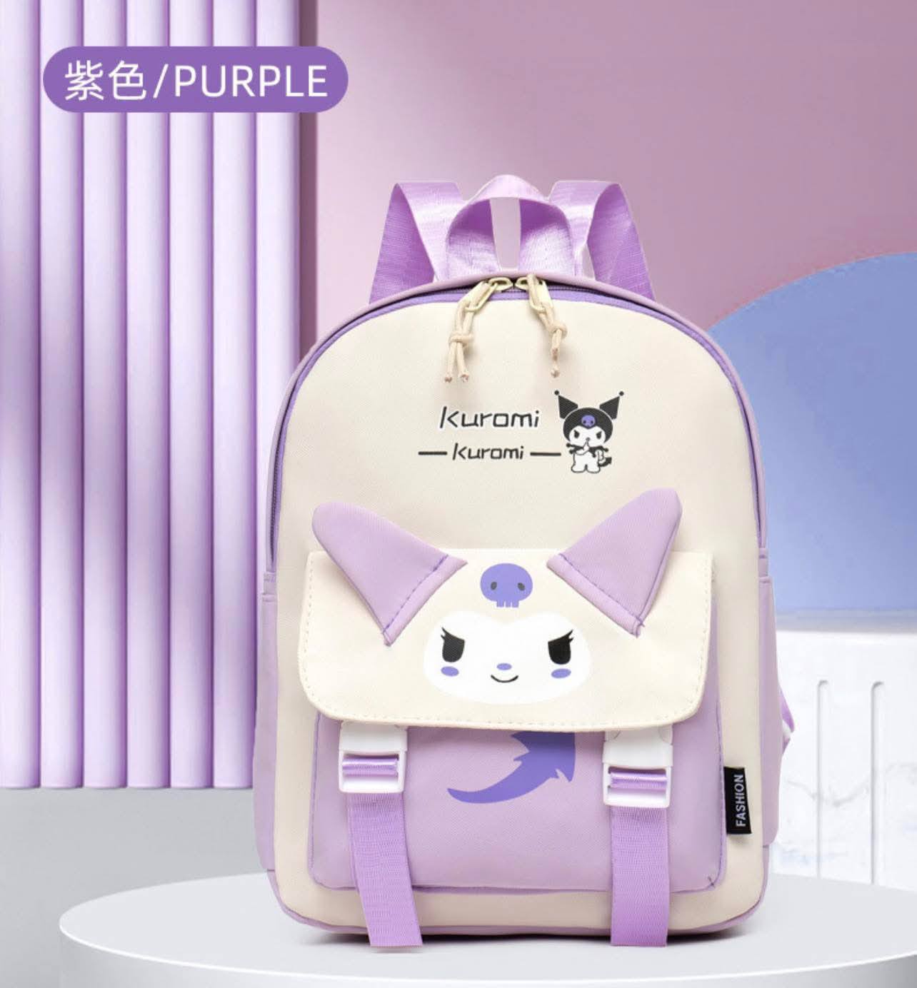 Smartshop Pre-Order: 12" Character School Bags | Kuromi & Cinnamoroll Designs