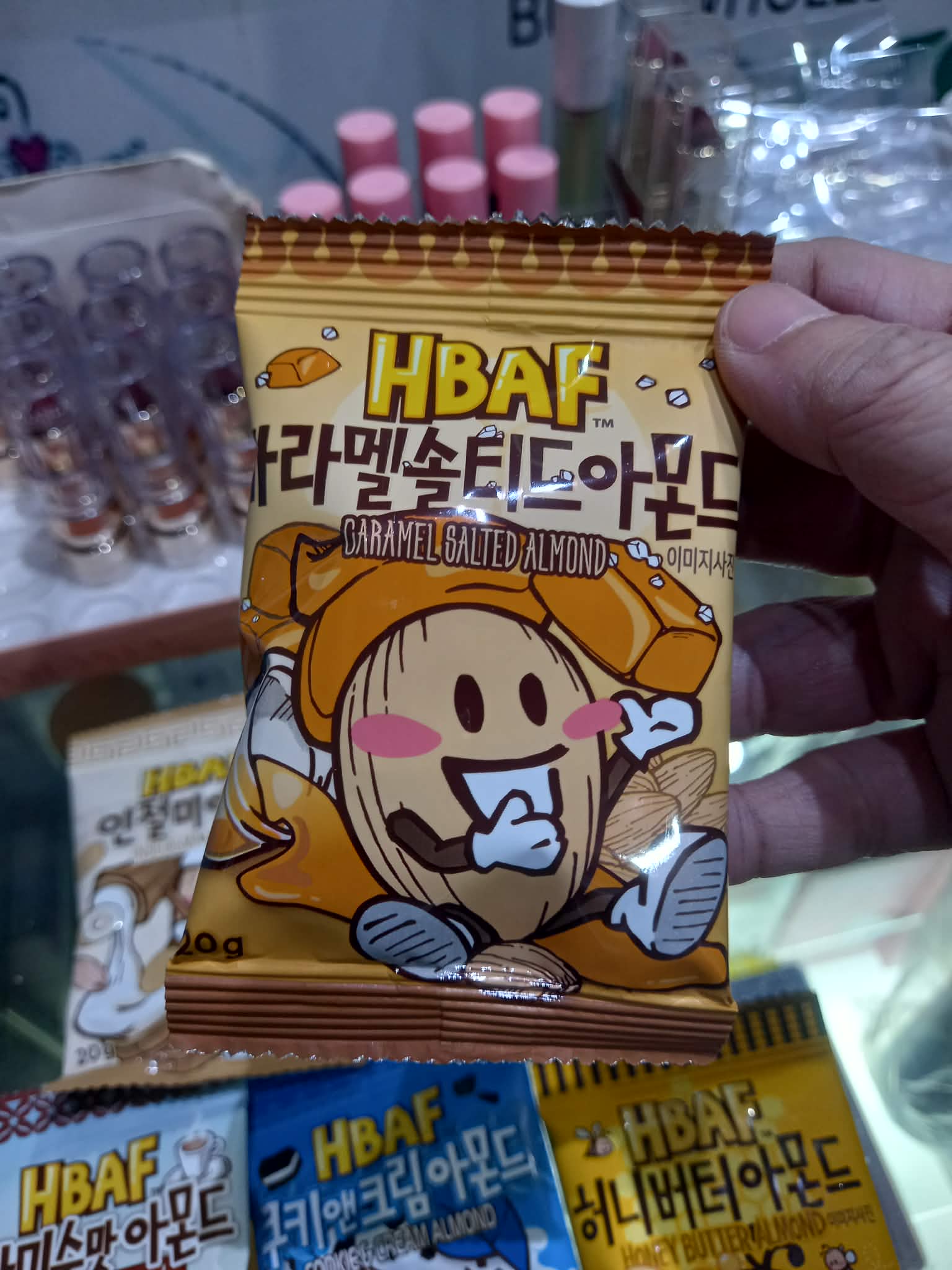HBAF Korean Seasoned Almonds Mini Packs (20g) - Various Flavors