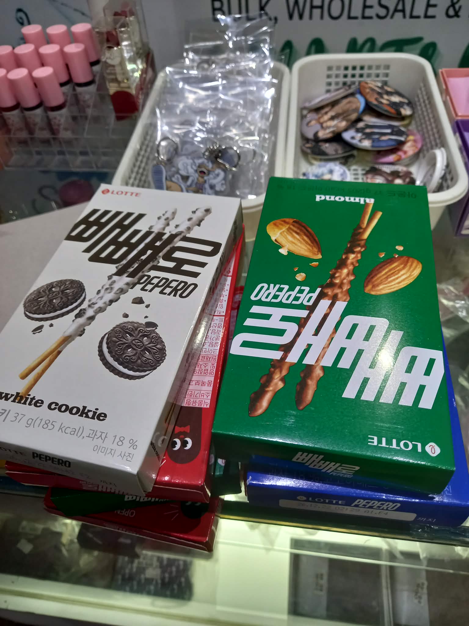 Lotte Pepero Variety Pack - 15 Individual Boxes, 6 Classic Flavors